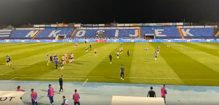 Pogledajte euforiju i slavlje igrača Lokomotive na stadionu Osijeka