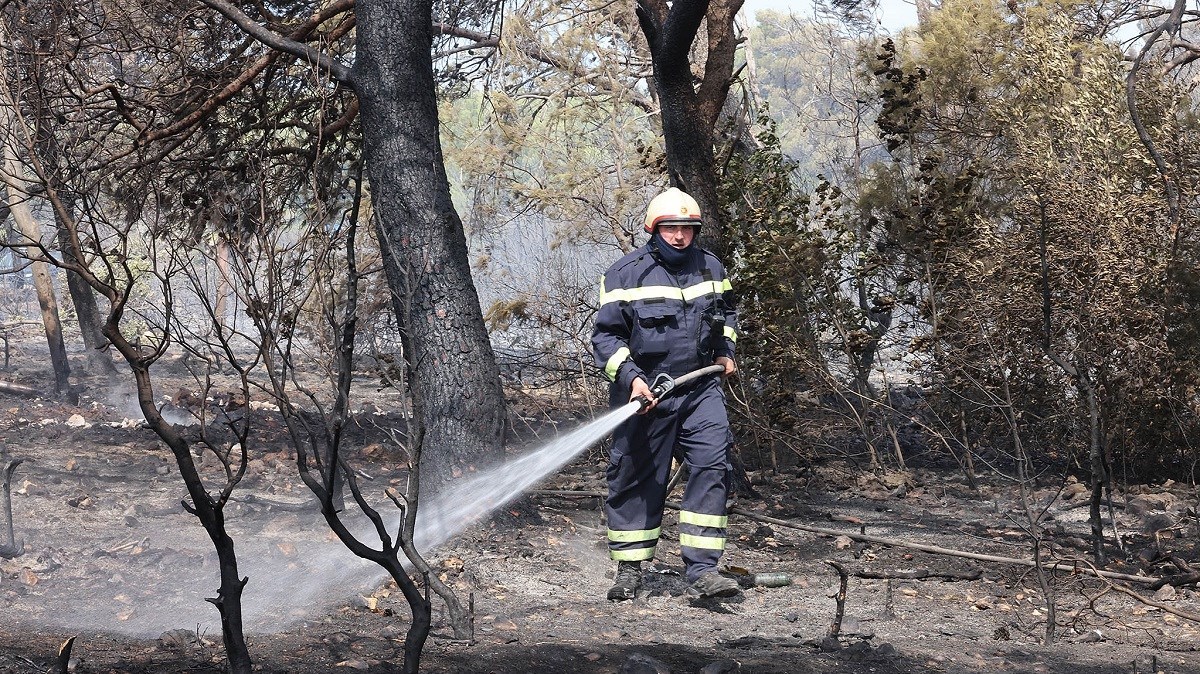 Požari kod Umaga i na području Vrgorca, pozvani kanaderi