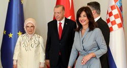 Sanja Milanović u plavom od glave do pete dočekala Erdogana i njegovu suprugu