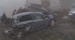 VIDEO Lančani sudar u Srbiji, izazvala ga pješčana oluja?