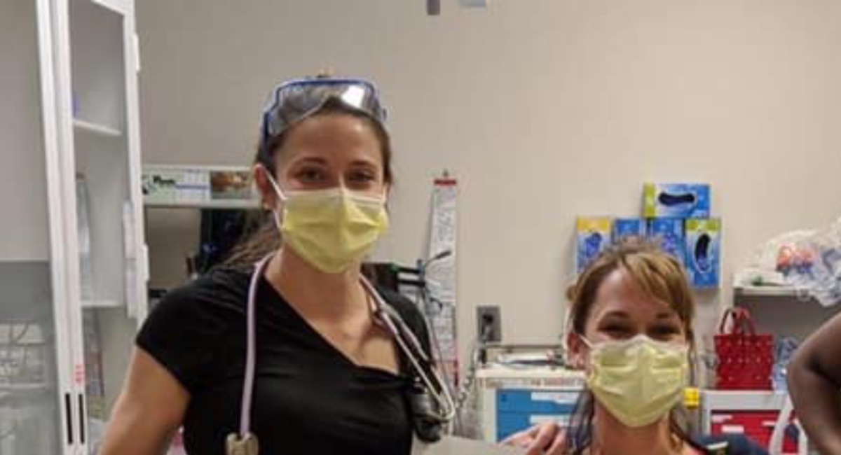 Trudne medicinske sestre rade tijekom pandemije i šalju ljudima važnu poruku