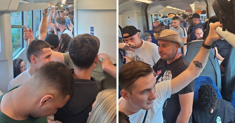 FOTO Ovo je vlak iz Osijeka za Zagreb. "Praktički ispadamo van iz vagona"