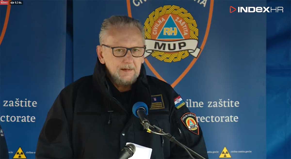 VIDEO Božinović: U potresu teško ozlijeđeno 18 ljudi, treba biti oprezan i dalje
