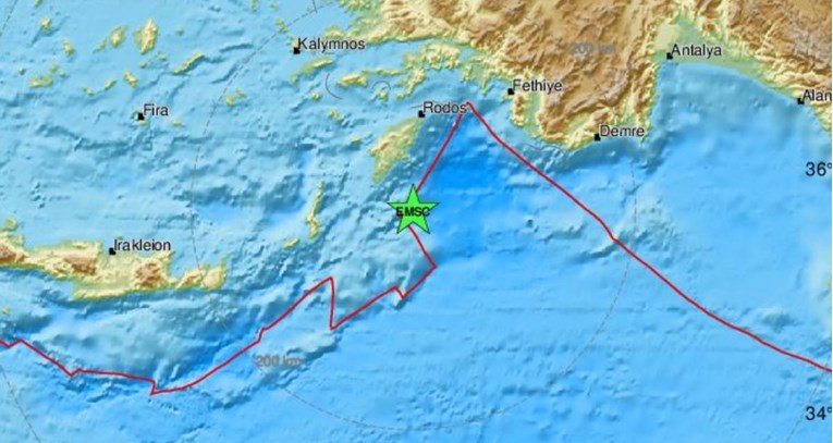 Potres kod Grčke magnitude 4.6