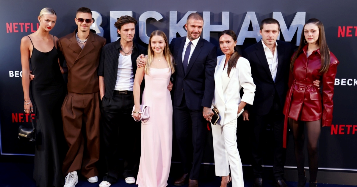 David Beckham poveo obitelj na premijeru dokumentarca o svom životu