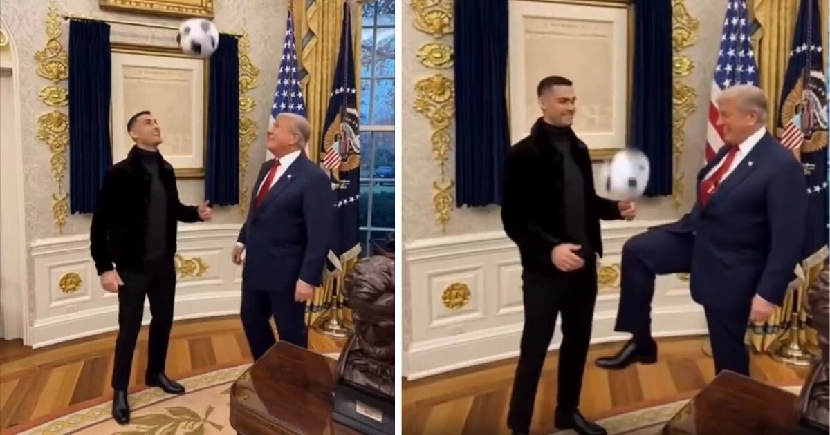 Trump objavio bizarnu AI snimku igranja nogometa s Ronaldom. Pogledajte je