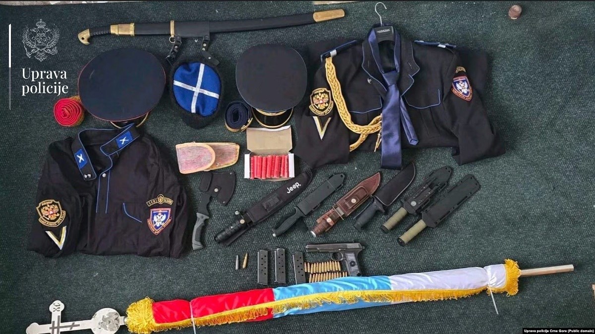 Crnogorska policija razbila mrežu proruskih plaćenika. Pogledajte što su sve našli