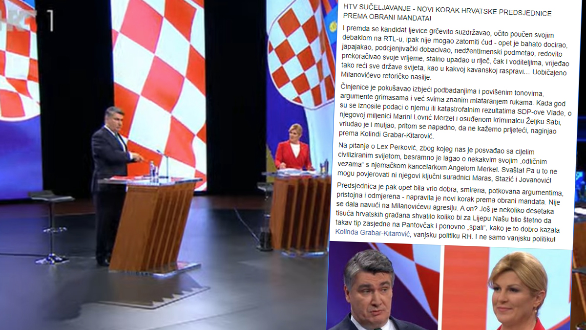 HDZ: Milanović se napadno, da ne kažemo prijeteći, naginjao prema Kolindi