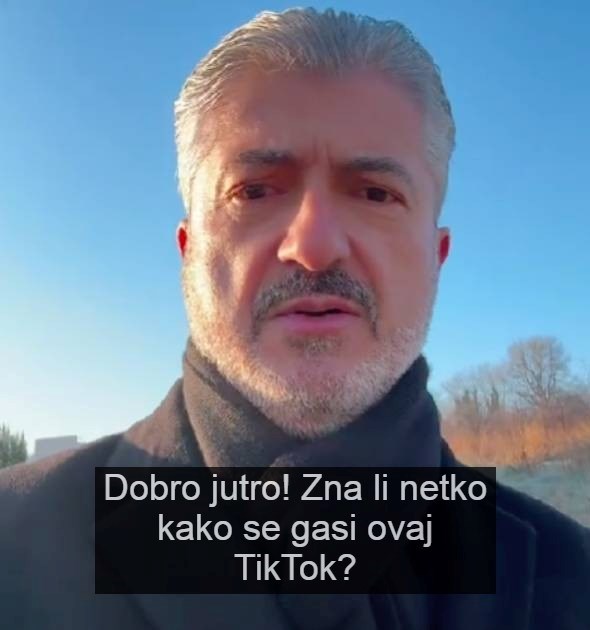 Tokić Kartelo jutros u problemima: "Zna li netko kako se gasi ovaj TikTok?"