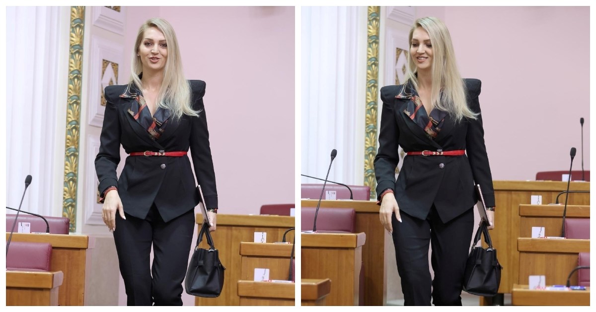 Marina Opačak Bilić privukla pažnju u saboru zanimljivim izdanjem