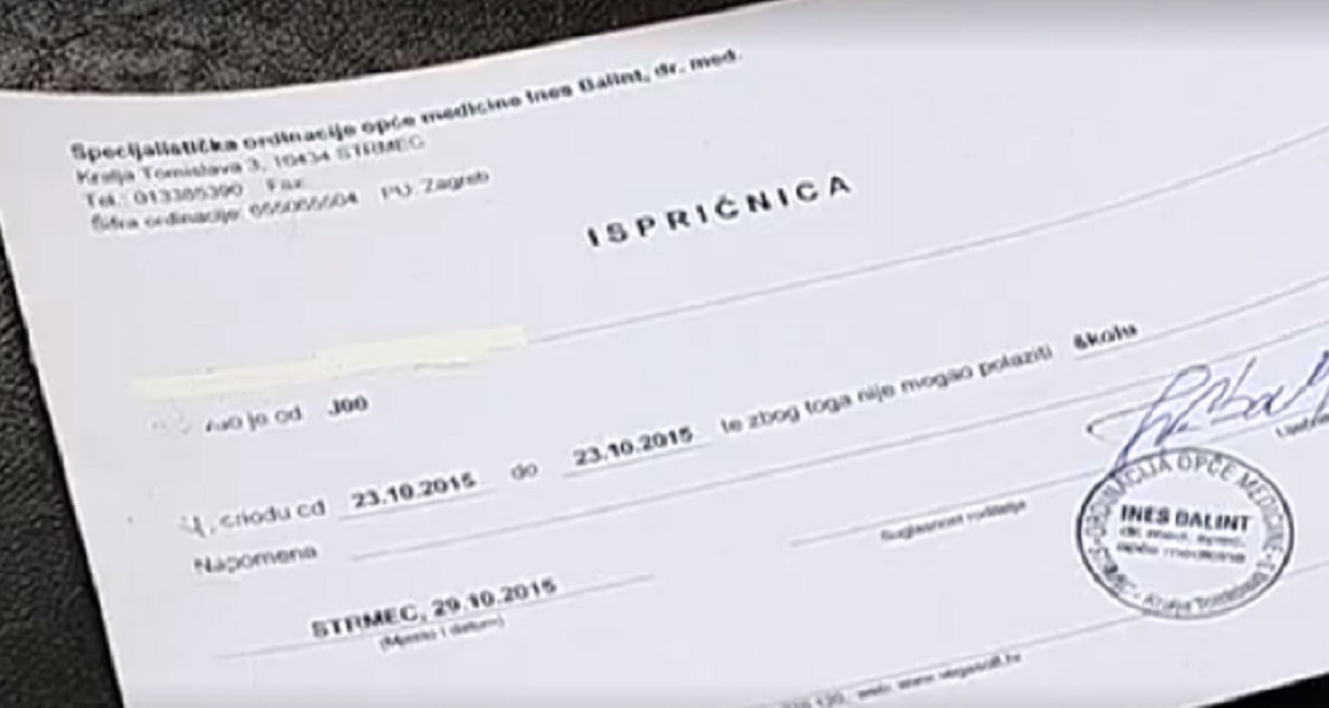 Liječnici u problemima, gomila roditelja traži ispričnice za djecu