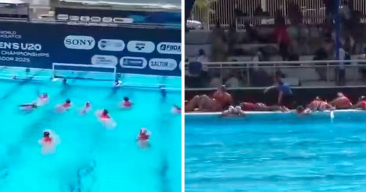 VIDEO Pucnjava prekinula susret SP-a. Vaterpolistice izašle iz bazena i legle na tlo