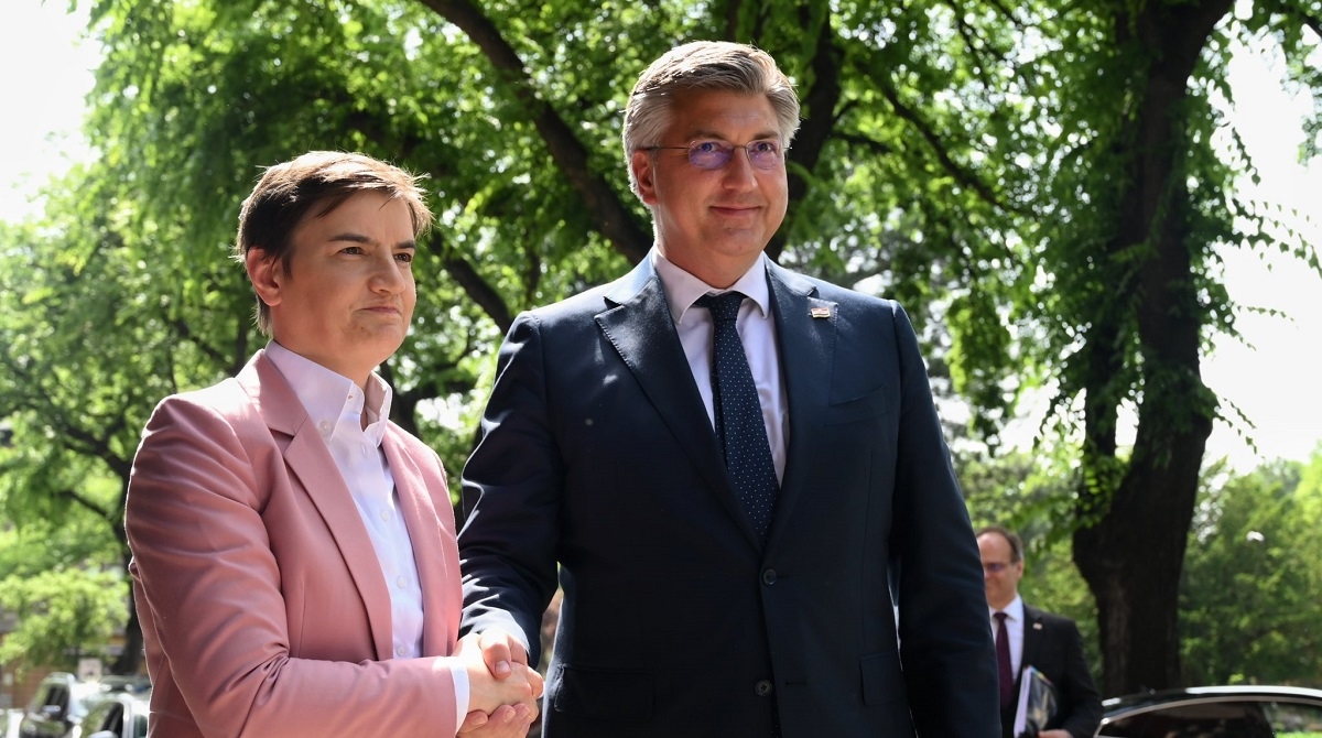 Plenković se u Srbiji sastao s Anom Brnabić