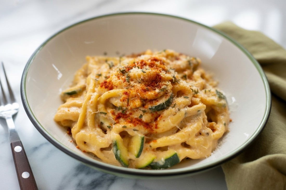 Fettuccine u kremastom umaku s tikvicama, gotove za pola sata i preukusne