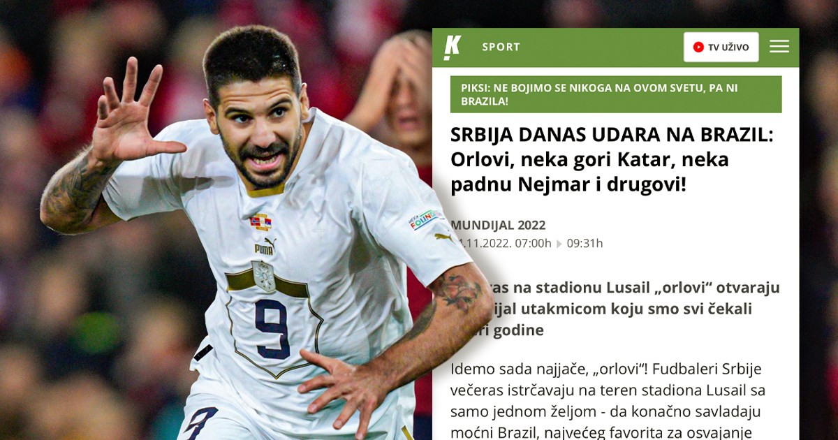 Srbi u euforiji uoči utakmice s Brazilom: "Nismo ih pobijedili već 88 godina"