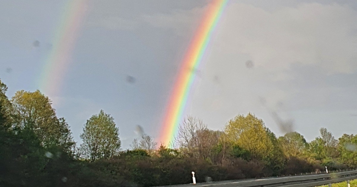 VIDEO Na nebu u Hrvatskoj pojavila se dvostruka duga