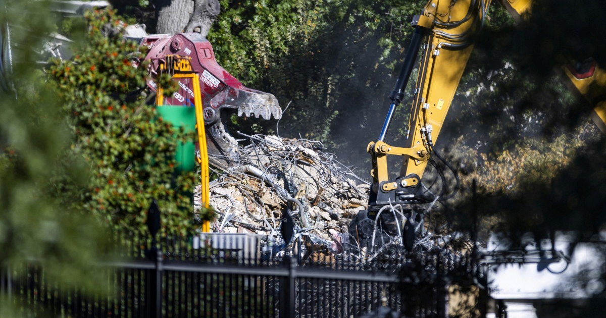 FOTO Trump demolira dio Bijele kuće. Povjesničari zgroženi