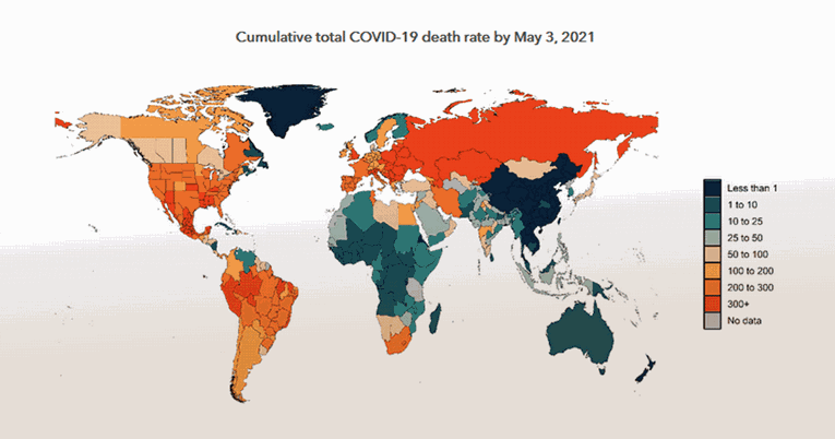 IHME: Broj umrlih u svijetu od covida-19 dvostruko je veći od službenih procjena