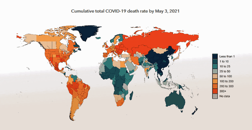 IHME: Broj umrlih u svijetu od covida-19 dvostruko je veći od službenih procjena
