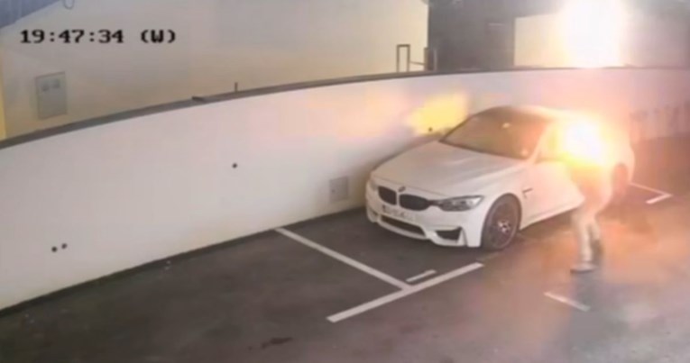 VIDEO U Dubravi zapalio BMW. Vlasnik: Nudim 10.000 eura, ništa ti se neće dogoditi