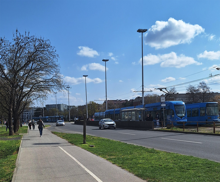 Na Jarunu zastoj tramvaja