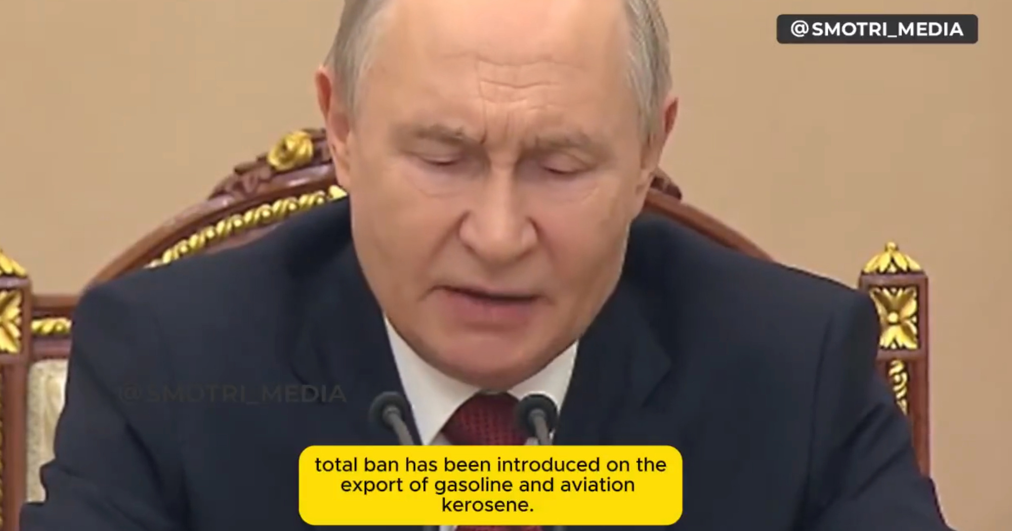 Putin je upravo zabranio izvoz benzina
