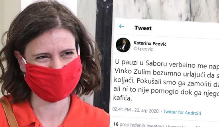 Radnička fronta o napadu HDZ-ovca na Peović: "Osudite notornog Vinka Zulima"