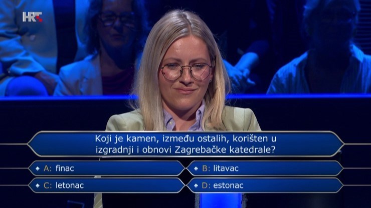 Ivana u Milijunašu odustala na pitanju za 18.000 eura. Znate li vi točan odgovor?