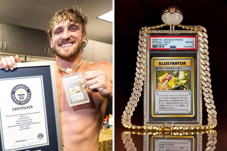 Logan Paul prodao Pokémon kartu za rekordnih 16,5 milijuna dolara
