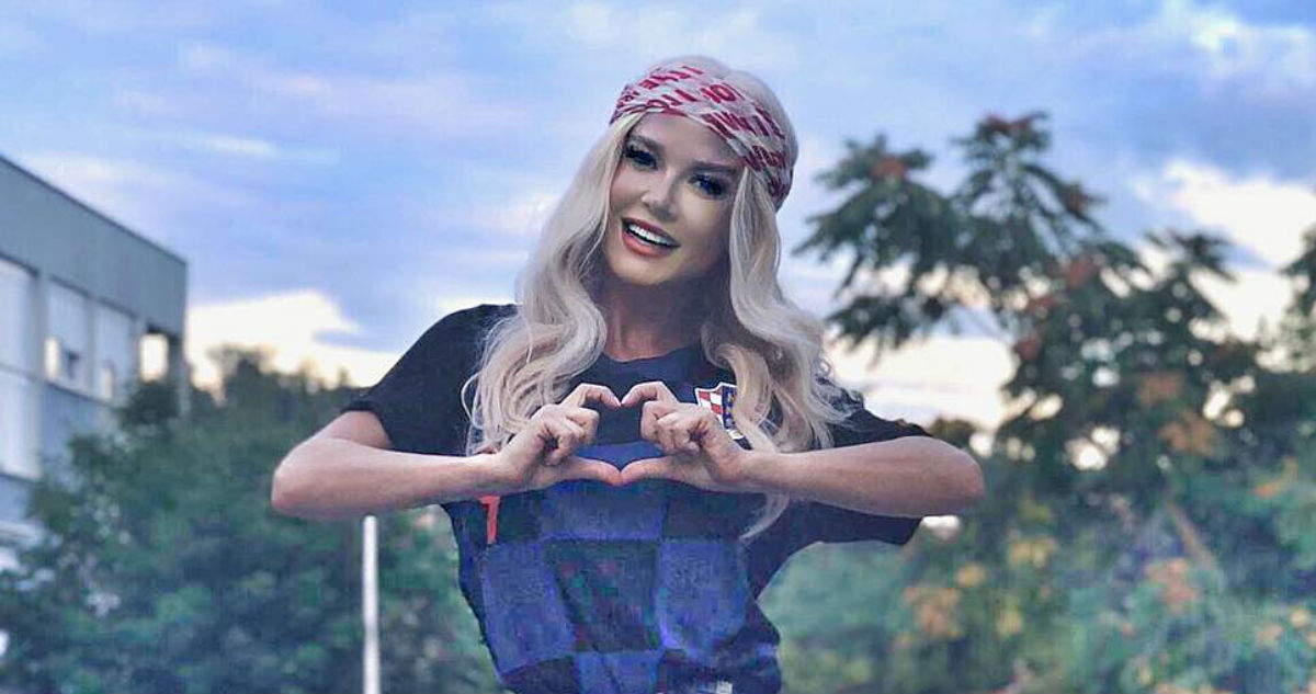 Maja Šuput pokazala podršku Vatrenima u vatrenom izdanju