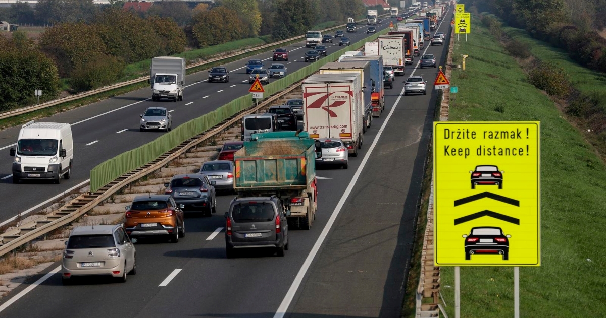 Nove gužve na cestama, na zagrebačkoj obilaznici prema Lučkom kolona od 6 kilometara