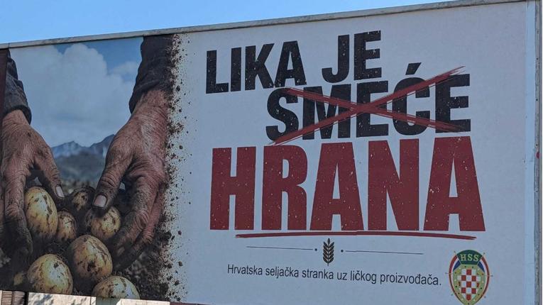 Plenkovićevi partneri zalijepili čudne plakate: Lika je smeće hrana