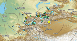 Potres na granici Kine i Kirgistana od 7.1 po Richteru