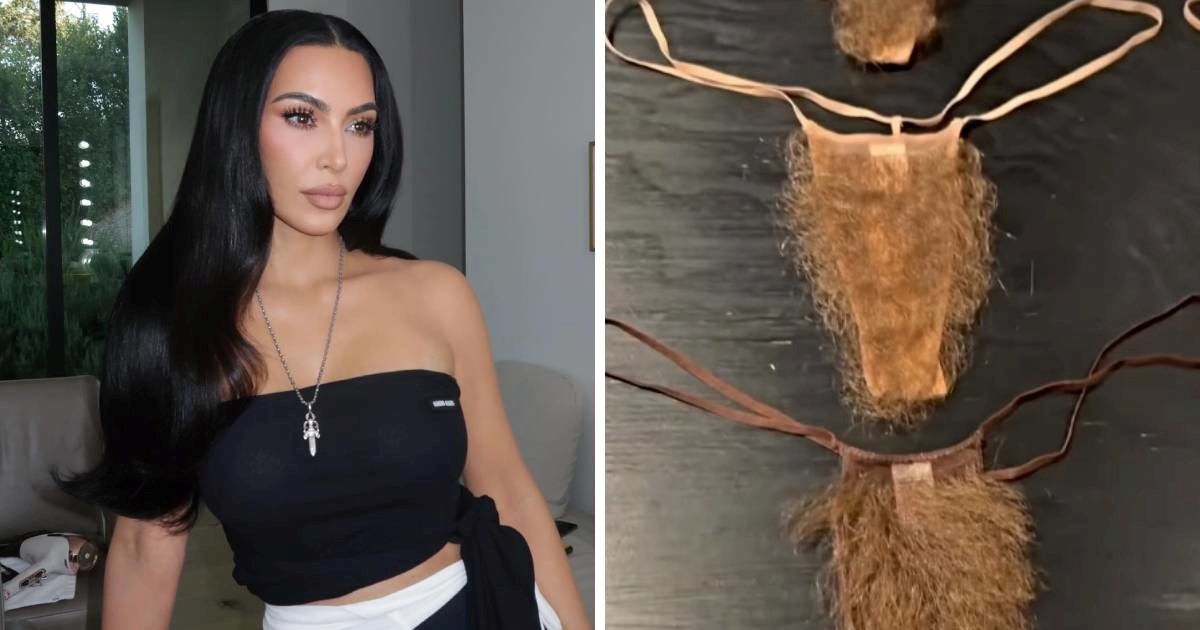 Kim Kardashian šokirala novim SKIMS tangama s lažnim stidnim dlakama