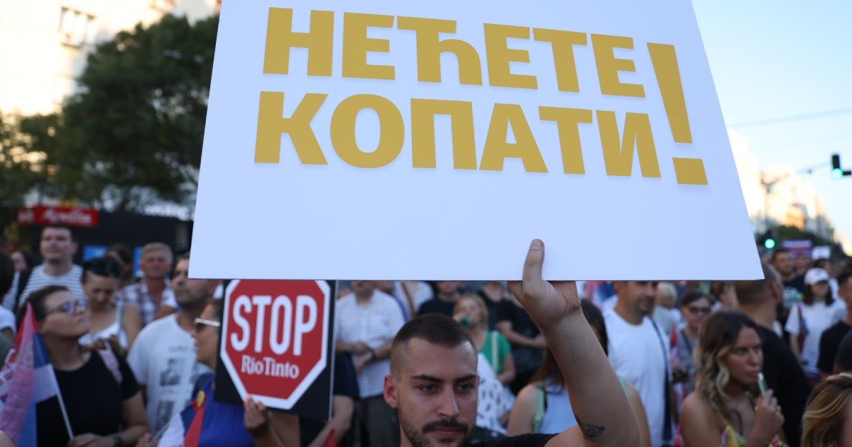 Oporba u Srbiji bijesna nakon odluke EK-a o litiju: "Nećete kopati!"