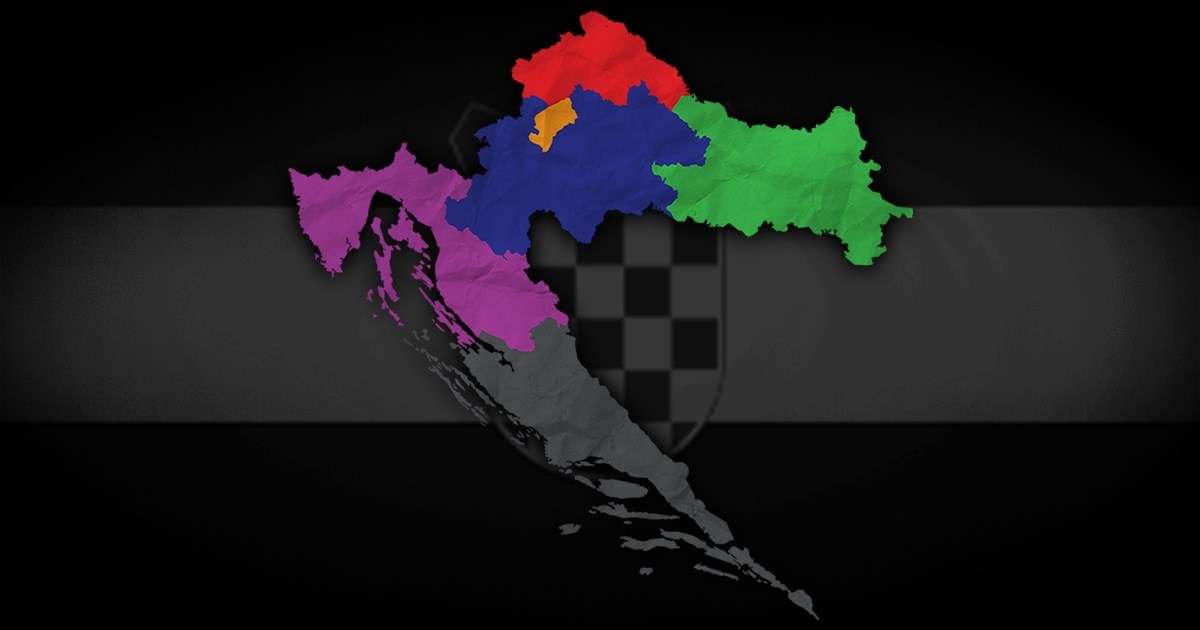 Šest regija i 130 općina. Ovako bi trebala izgledati Hrvatska