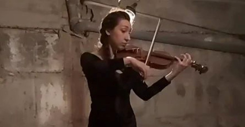 Violinistica svake večeri svira za ljude koji su s njom u skloništu: Na tren zaborave