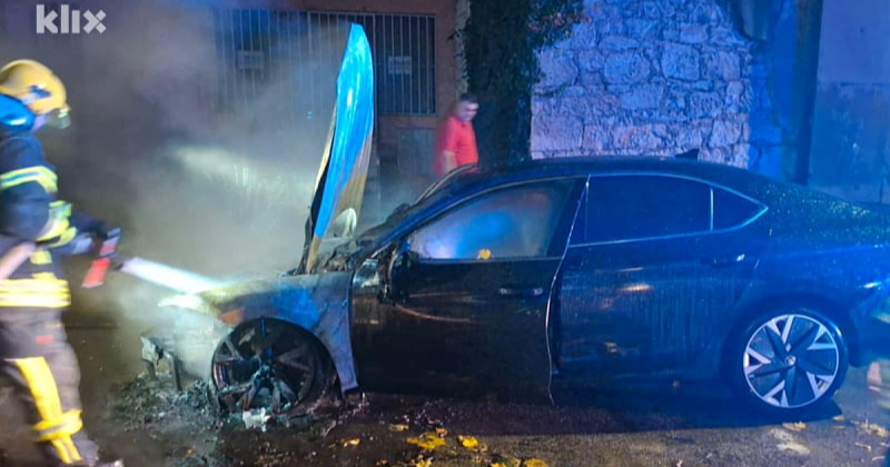 Zapaljen auto koji je koristio gradonačelnik Mostara