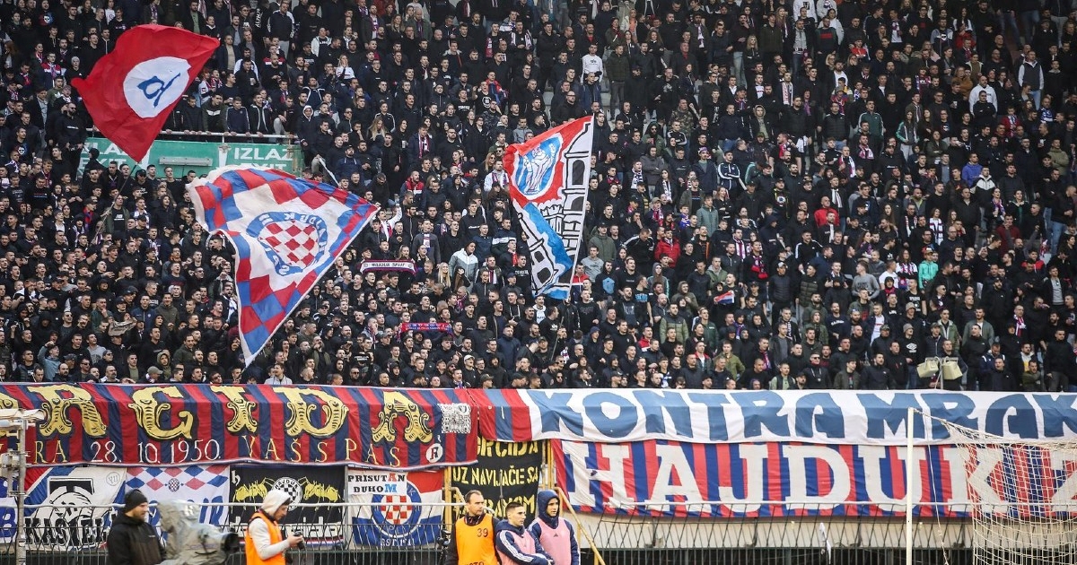 Pogledajte kako je Torcida ispratila igrače Hajduka nakon ispadanja iz Kupa