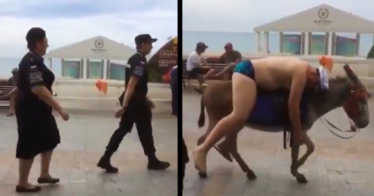 VIDEO Prepio se i krenuo na put, policija ga od smijeha nije mogla zaustaviti