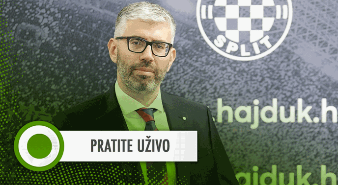 UŽIVO Novi predsjednik Hajduka: Dovodimo novog člana Uprave i trenera