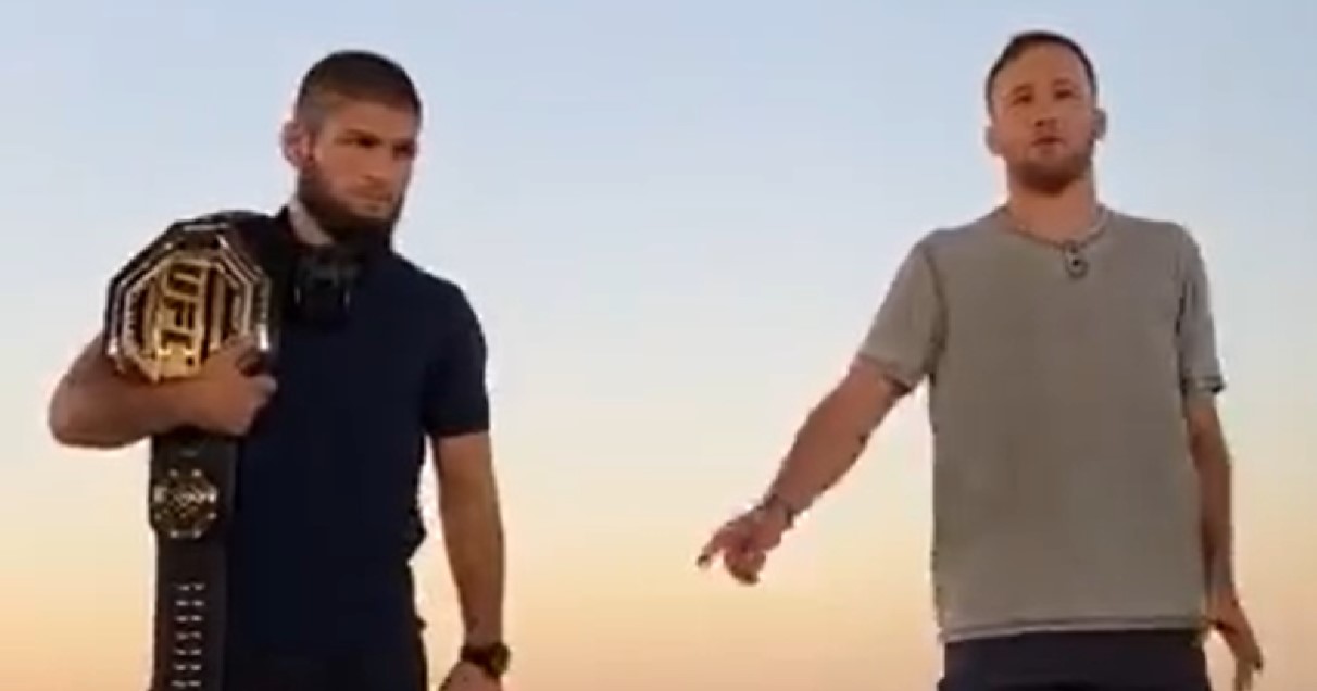 Gaethje bacio vlastiti pojas i poslao poruku Khabibu