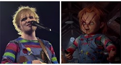 Ed Sheeran se na koncertu pojavio u kostimu Chuckyja, fanovi: Zašto se nisi maskirao?