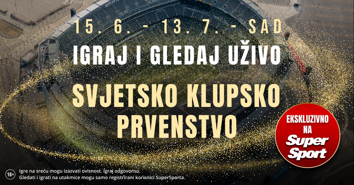 Gledaj i igraj na Svjetsko klupsko prvenstvo ekskluzivno na SuperSportu