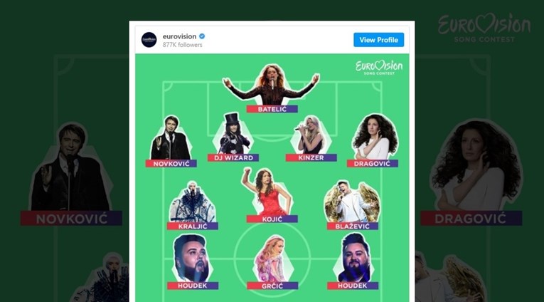 Ovo je objavio Eurosong prije utakmice Hrvatske, fora sa Jacquesom nasmijala mnoge