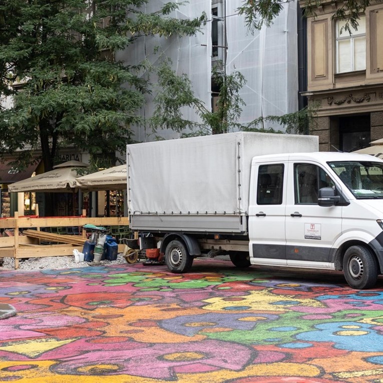 Mural u Masarykovoj raskopan, neće se obnavljati