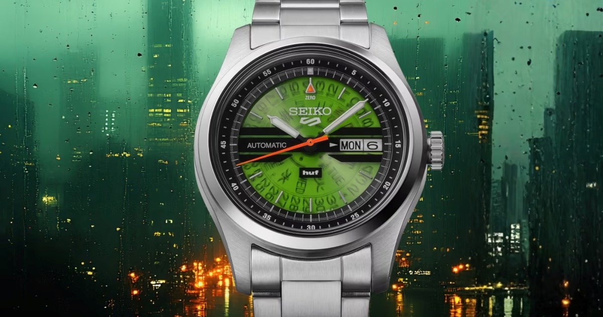 Seiko i HUF predstavili novi limitirani sat inspiriran 1970-ima