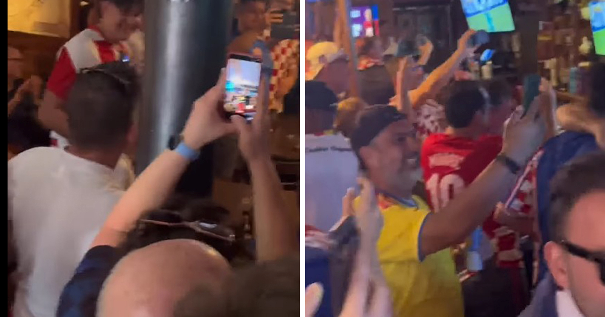 Navijači u dresovima Hrvatske gledaju povijesni uspjeh BiH. Slijedi ludnica