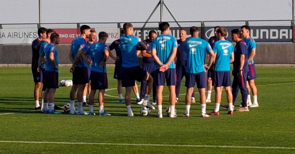 Pogledajte kako je izgledao prvi trening Hrvatske uoči Svjetskog prvenstva