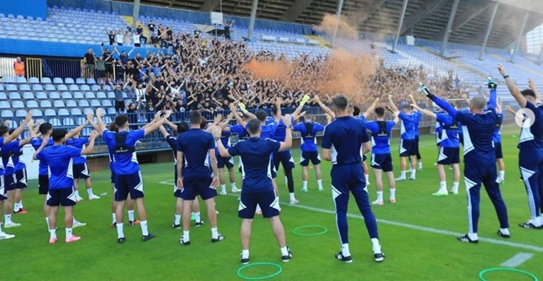 VIDEO Boysi otišli na trening i podržali Dinamo uoči uzvrata s AEK-om